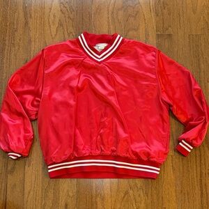 Red Windbreaker Jacket